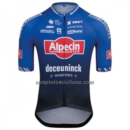 Maglia 2023 Tour de France Alpecin Deceuninck Manica Corta Blu Maglia 2023 Tour de France Alpecin Deceuninck Manica Corta Blu